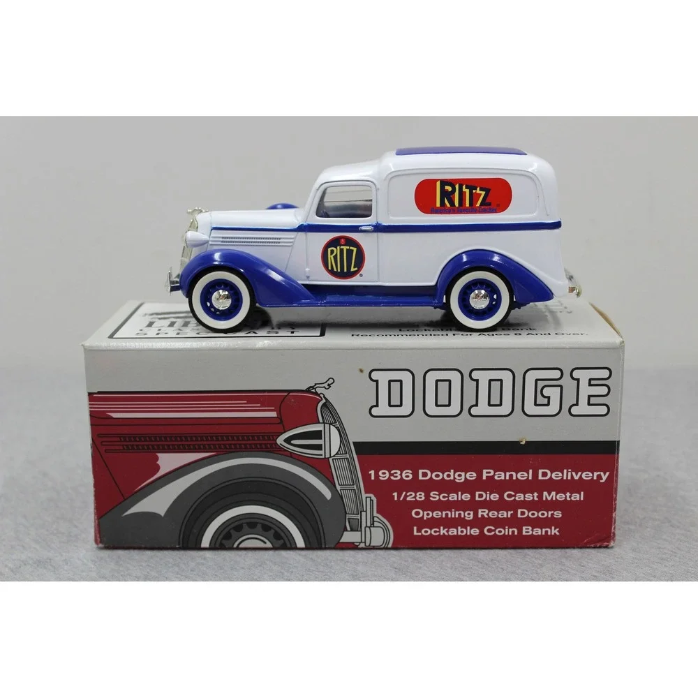 Liberty Classics 1936 Dodge Truck Kids 1/28 White Ritz‎ Panel Delivery Bank